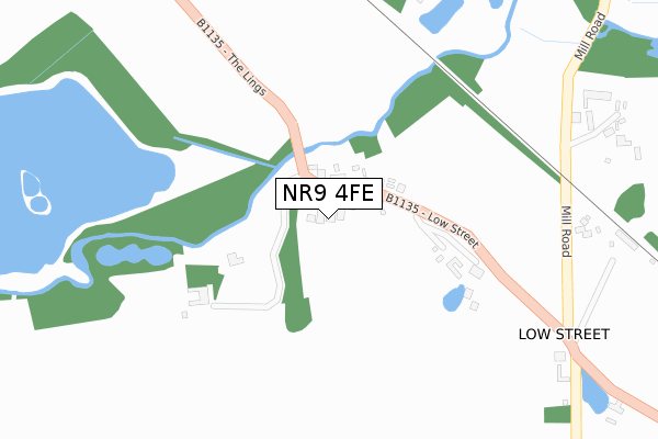 NR9 4FE map - large scale - OS Open Zoomstack (Ordnance Survey) NR9 4FE map - large scale - OS Open Zoomstack (Ordnance Survey)