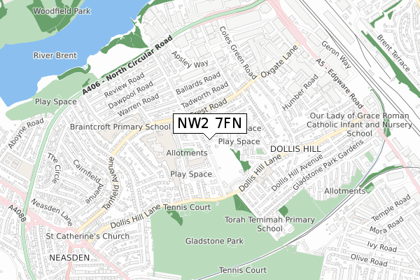 NW2 7FN Maps Stats And Open Data