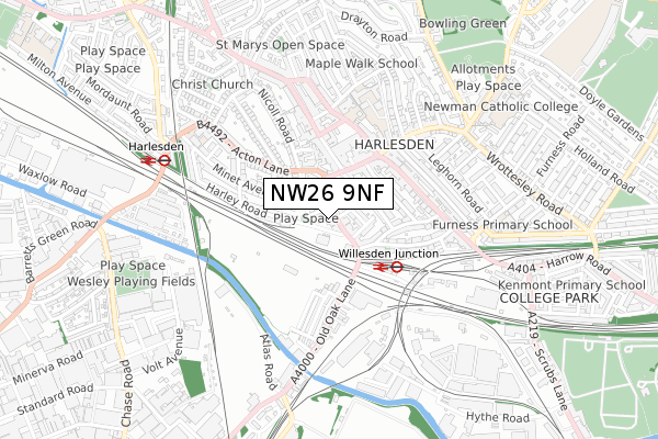NW26 9NF map - small scale - OS Open Zoomstack (Ordnance Survey) NW26 9NF map - small scale - OS Open Zoomstack (Ordnance Survey)