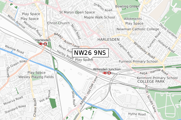 NW26 9NS map - small scale - OS Open Zoomstack (Ordnance Survey) NW26 9NS map - small scale - OS Open Zoomstack (Ordnance Survey)