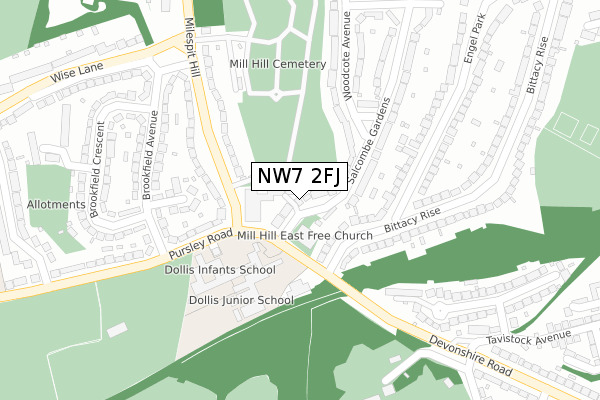 NW7 2FJ map - large scale - OS Open Zoomstack (Ordnance Survey) NW7 2FJ map - large scale - OS Open Zoomstack (Ordnance Survey)