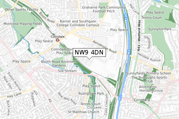 NW9 4DN map - small scale - OS Open Zoomstack (Ordnance Survey) NW9 4DN map - small scale - OS Open Zoomstack (Ordnance Survey)