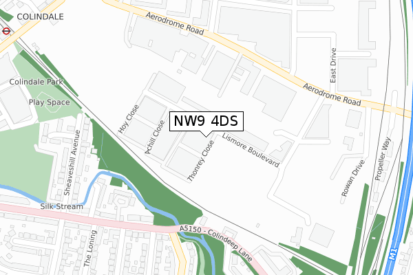 NW9 4DS map - large scale - OS Open Zoomstack (Ordnance Survey) NW9 4DS map - large scale - OS Open Zoomstack (Ordnance Survey)