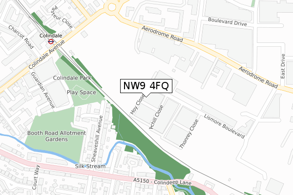 NW9 4FQ map - large scale - OS Open Zoomstack (Ordnance Survey) NW9 4FQ map - large scale - OS Open Zoomstack (Ordnance Survey)