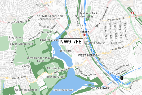 NW9 7FE map - small scale - OS Open Zoomstack (Ordnance Survey) NW9 7FE map - small scale - OS Open Zoomstack (Ordnance Survey)