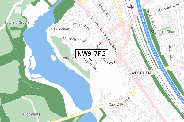NW9 7FG map - large scale - OS Open Zoomstack (Ordnance Survey) NW9 7FG map - large scale - OS Open Zoomstack (Ordnance Survey)