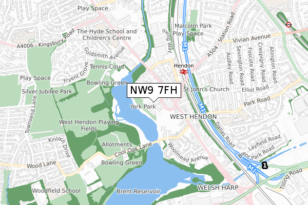 NW9 7FH map - small scale - OS Open Zoomstack (Ordnance Survey) NW9 7FH map - small scale - OS Open Zoomstack (Ordnance Survey)
