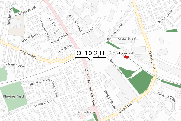 OL10 2JH map - large scale - OS Open Zoomstack (Ordnance Survey) OL10 2JH map - large scale - OS Open Zoomstack (Ordnance Survey)