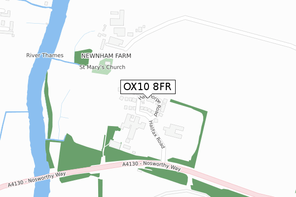 OX10 8FR map - large scale - OS Open Zoomstack (Ordnance Survey) OX10 8FR map - large scale - OS Open Zoomstack (Ordnance Survey)