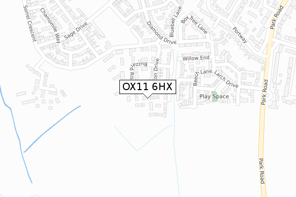 OX11 6HX map - large scale - OS Open Zoomstack (Ordnance Survey) OX11 6HX map - large scale - OS Open Zoomstack (Ordnance Survey)