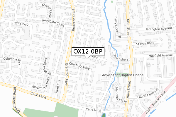 OX12 0BP map - large scale - OS Open Zoomstack (Ordnance Survey) OX12 0BP map - large scale - OS Open Zoomstack (Ordnance Survey)