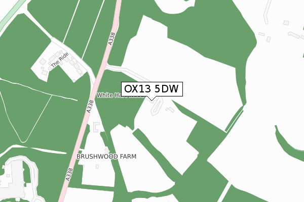 OX13 5DW map - large scale - OS Open Zoomstack (Ordnance Survey) OX13 5DW map - large scale - OS Open Zoomstack (Ordnance Survey)