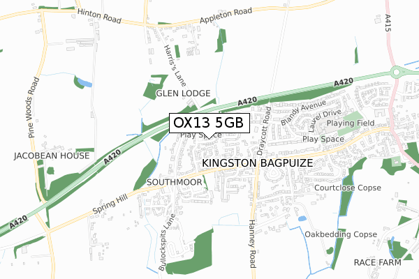 OX13 5GB map - small scale - OS Open Zoomstack (Ordnance Survey) OX13 5GB map - small scale - OS Open Zoomstack (Ordnance Survey)