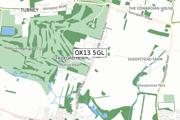 OX13 5GL map - small scale - OS Open Zoomstack (Ordnance Survey) OX13 5GL map - small scale - OS Open Zoomstack (Ordnance Survey)