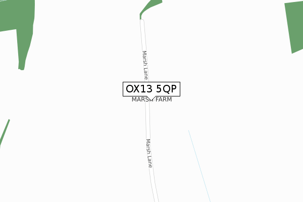 OX13 5QP map - large scale - OS Open Zoomstack (Ordnance Survey)