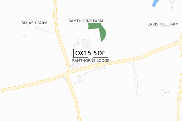 OX15 5DE map - large scale - OS Open Zoomstack (Ordnance Survey) OX15 5DE map - large scale - OS Open Zoomstack (Ordnance Survey)