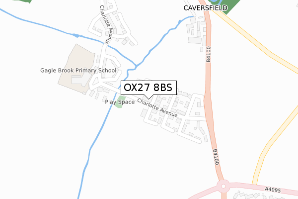 OX27 8BS map - large scale - OS Open Zoomstack (Ordnance Survey) OX27 8BS map - large scale - OS Open Zoomstack (Ordnance Survey)