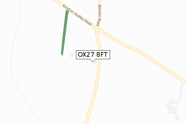OX27 8FT map - large scale - OS Open Zoomstack (Ordnance Survey)