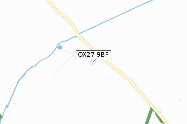 OX27 9BF map - large scale - OS Open Zoomstack (Ordnance Survey) OX27 9BF map - large scale - OS Open Zoomstack (Ordnance Survey)