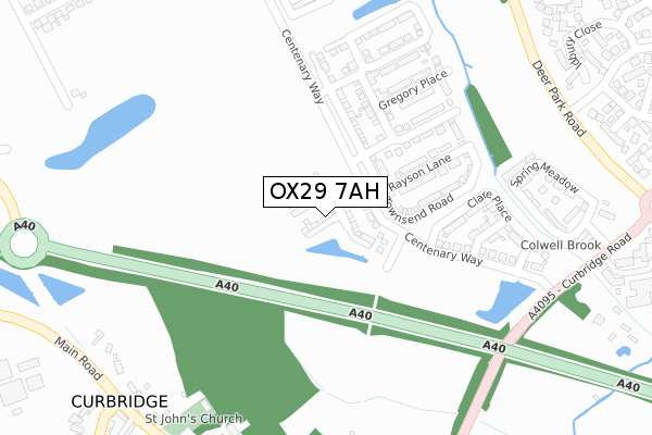 OX29 7AH map - large scale - OS Open Zoomstack (Ordnance Survey) OX29 7AH map - large scale - OS Open Zoomstack (Ordnance Survey)