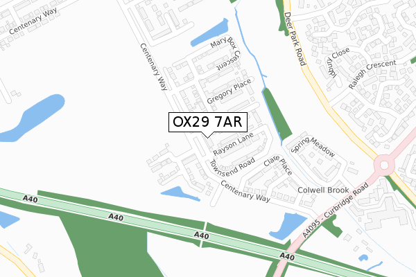 OX29 7AR map - large scale - OS Open Zoomstack (Ordnance Survey) OX29 7AR map - large scale - OS Open Zoomstack (Ordnance Survey)
