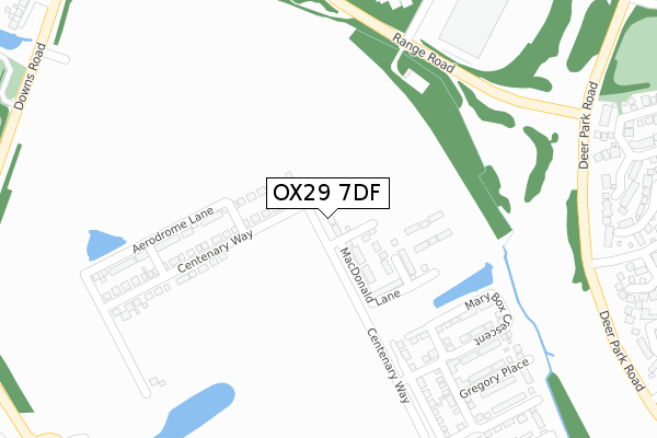 OX29 7DF map - large scale - OS Open Zoomstack (Ordnance Survey) OX29 7DF map - large scale - OS Open Zoomstack (Ordnance Survey)