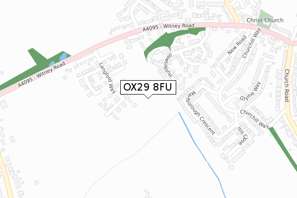 OX29 8FU map - large scale - OS Open Zoomstack (Ordnance Survey) OX29 8FU map - large scale - OS Open Zoomstack (Ordnance Survey)
