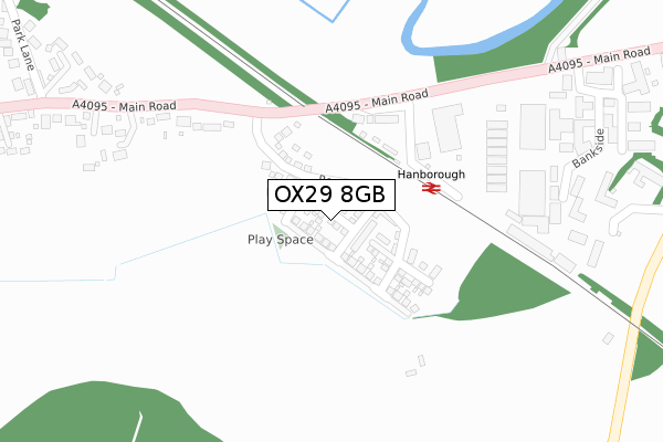 OX29 8GB map - large scale - OS Open Zoomstack (Ordnance Survey)