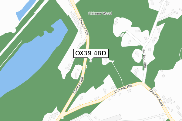 OX39 4BD map - large scale - OS Open Zoomstack (Ordnance Survey) OX39 4BD map - large scale - OS Open Zoomstack (Ordnance Survey)