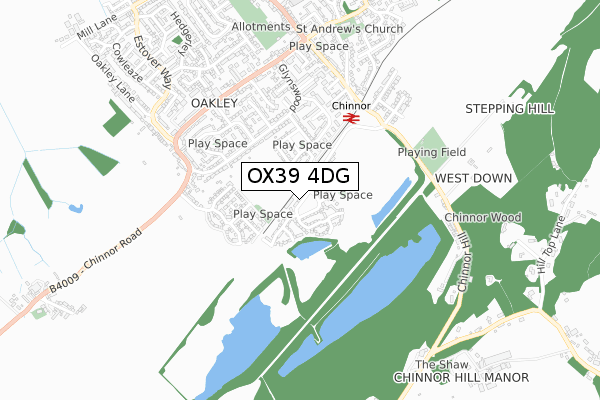 OX39 4DG map - small scale - OS Open Zoomstack (Ordnance Survey) OX39 4DG map - small scale - OS Open Zoomstack (Ordnance Survey)