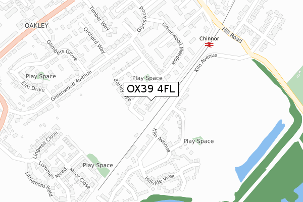 OX39 4FL map - large scale - OS Open Zoomstack (Ordnance Survey) OX39 4FL map - large scale - OS Open Zoomstack (Ordnance Survey)