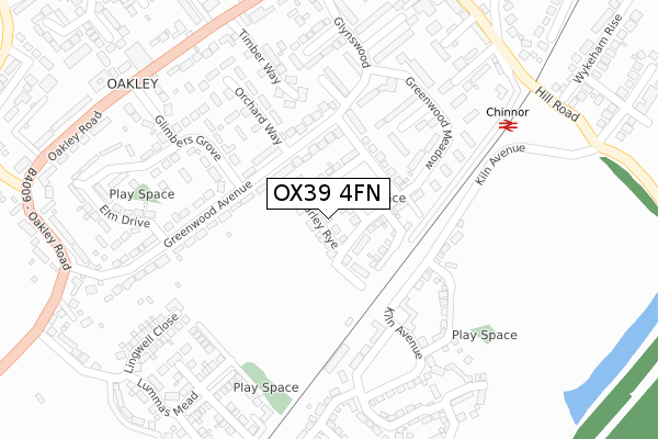 OX39 4FN map - large scale - OS Open Zoomstack (Ordnance Survey) OX39 4FN map - large scale - OS Open Zoomstack (Ordnance Survey)