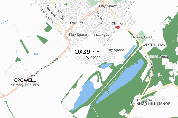 OX39 4FT map - small scale - OS Open Zoomstack (Ordnance Survey) OX39 4FT map - small scale - OS Open Zoomstack (Ordnance Survey)