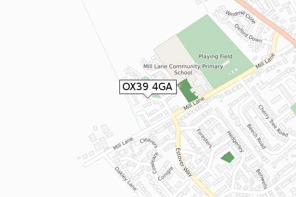 OX39 4GA map - large scale - OS Open Zoomstack (Ordnance Survey) OX39 4GA map - large scale - OS Open Zoomstack (Ordnance Survey)