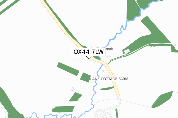 OX44 7LW map - large scale - OS Open Zoomstack (Ordnance Survey) OX44 7LW map - large scale - OS Open Zoomstack (Ordnance Survey)