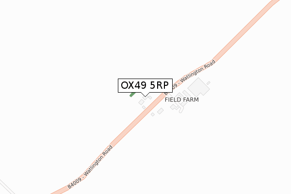 OX49 5RP map - large scale - OS Open Zoomstack (Ordnance Survey)