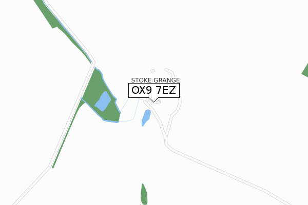 OX9 7EZ map - large scale - OS Open Zoomstack (Ordnance Survey)