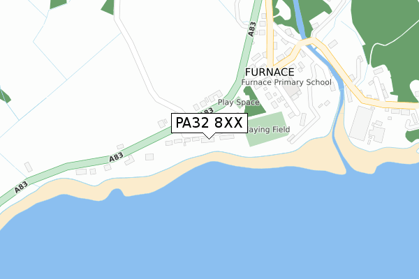 PA32 8XX map - large scale - OS Open Zoomstack (Ordnance Survey)