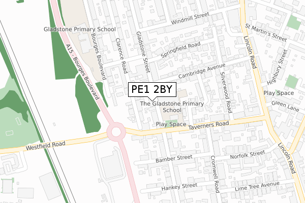 PE1 2BY map - large scale - OS Open Zoomstack (Ordnance Survey) PE1 2BY map - large scale - OS Open Zoomstack (Ordnance Survey)