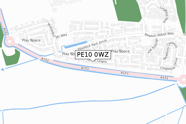 PE10 0WZ map - large scale - OS Open Zoomstack (Ordnance Survey) PE10 0WZ map - large scale - OS Open Zoomstack (Ordnance Survey)