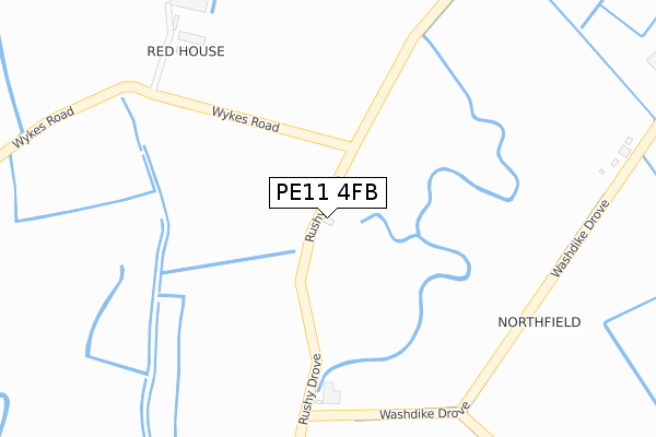 PE11 4FB map - large scale - OS Open Zoomstack (Ordnance Survey) PE11 4FB map - large scale - OS Open Zoomstack (Ordnance Survey)
