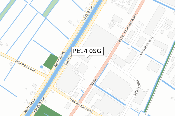 PE14 0SG map - large scale - OS Open Zoomstack (Ordnance Survey) PE14 0SG map - large scale - OS Open Zoomstack (Ordnance Survey)