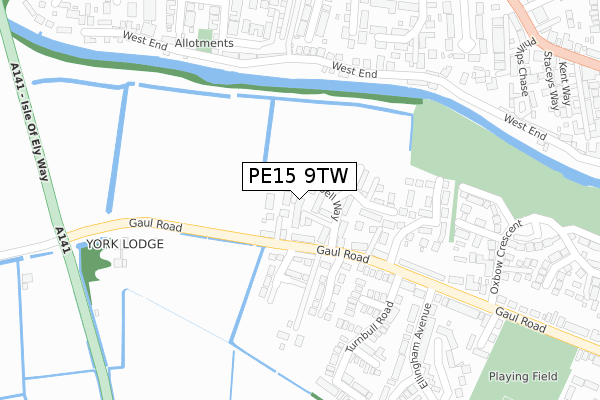 PE15 9TW map - large scale - OS Open Zoomstack (Ordnance Survey) PE15 9TW map - large scale - OS Open Zoomstack (Ordnance Survey)