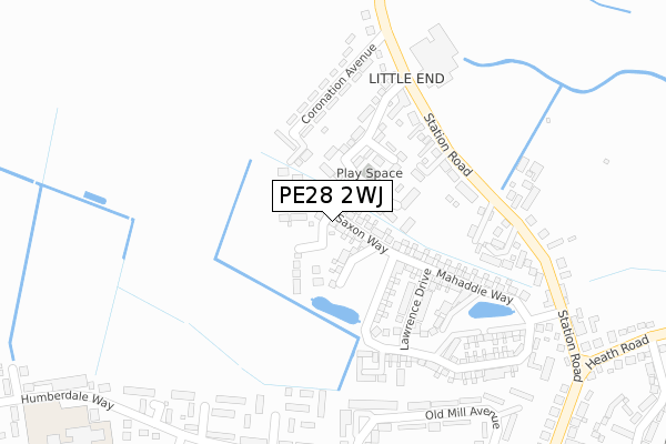 PE28 2WJ map - large scale - OS Open Zoomstack (Ordnance Survey) PE28 2WJ map - large scale - OS Open Zoomstack (Ordnance Survey)