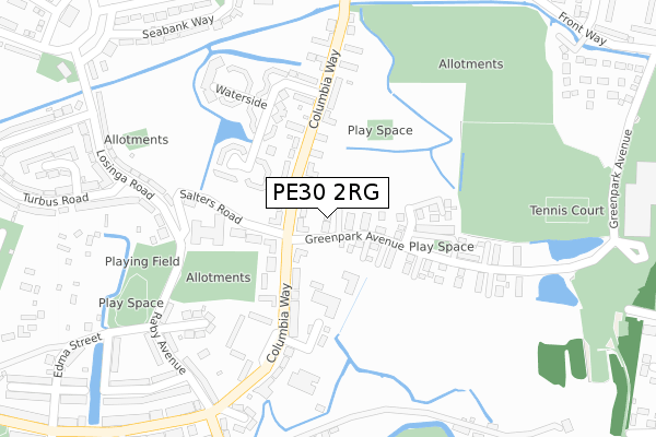 PE30 2RG map - large scale - OS Open Zoomstack (Ordnance Survey) PE30 2RG map - large scale - OS Open Zoomstack (Ordnance Survey)