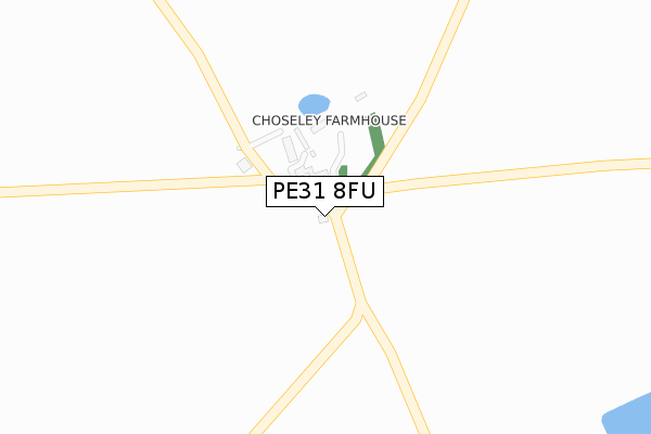 PE31 8FU map - large scale - OS Open Zoomstack (Ordnance Survey)