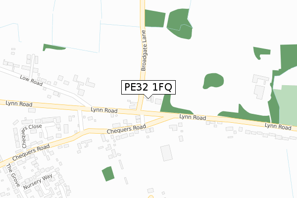 PE32 1FQ map - large scale - OS Open Zoomstack (Ordnance Survey) PE32 1FQ map - large scale - OS Open Zoomstack (Ordnance Survey)