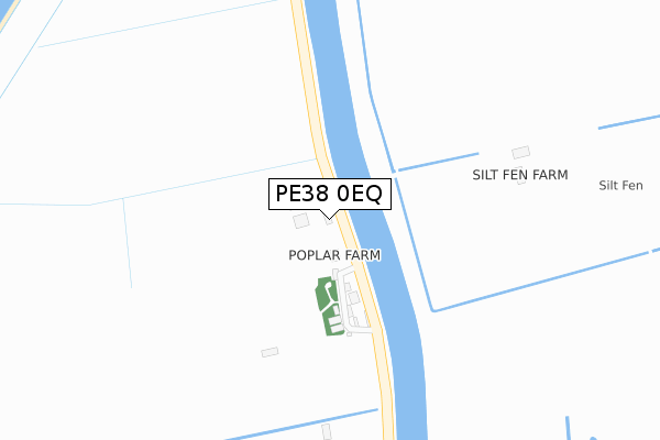 PE38 0EQ map - large scale - OS Open Zoomstack (Ordnance Survey)