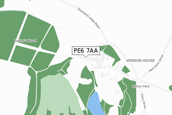 PE6 7AA map - large scale - OS Open Zoomstack (Ordnance Survey) PE6 7AA map - large scale - OS Open Zoomstack (Ordnance Survey)