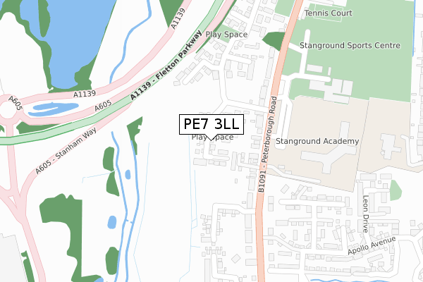 PE7 3LL map - large scale - OS Open Zoomstack (Ordnance Survey) PE7 3LL map - large scale - OS Open Zoomstack (Ordnance Survey)